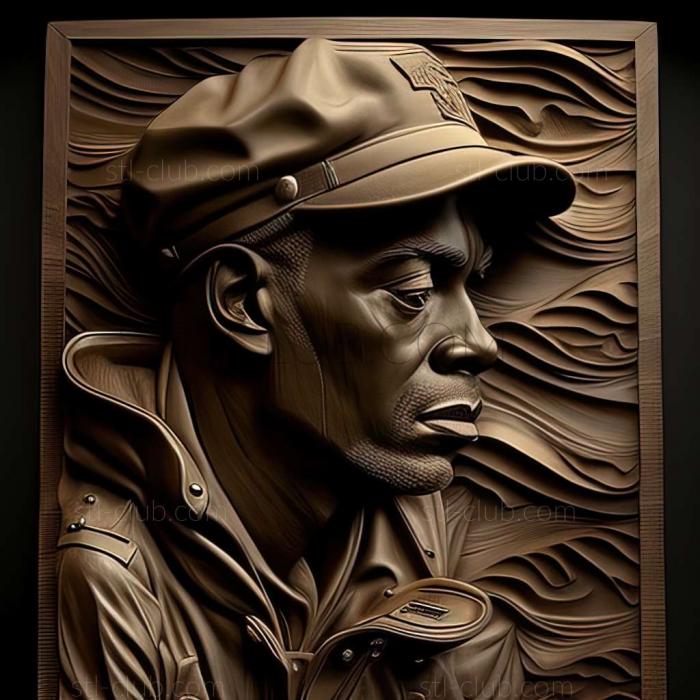 3D model Edward Runcie American artist (STL)